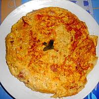 recette FRITTATA  CON  SPAGHETTI  (OMELETTE  AUX  SPAGHETTI)