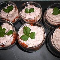 recette Verrines de mousse de jambon et tomates séchées