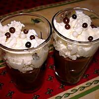 recette Mousse au chocolat et chantilly maison