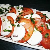 recette Tomate Mozzarella