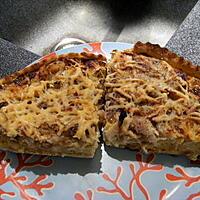 recette quiche aux pommes de terre et saumonette