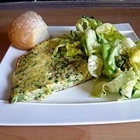 recette Frittata aux courgettes et aux petits pois