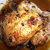 recette Poulet rôti à l'ail et au citron