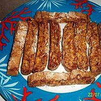 recette biscotti aux amandes saveur café