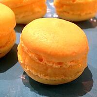 recette Macarons ganache à l'orange curd