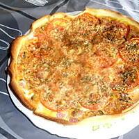 recette Tarte tomate, champignon, jambon