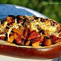 recette Aubergine et chorizo