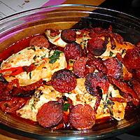 recette FILET DE POULET AU CHORIZO DE JEANMERODE