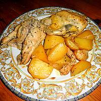 recette CANARD  en cocote et pomme de terre confites
