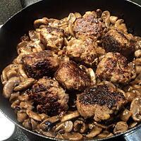 recette Boulette au champignon