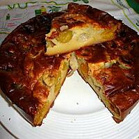 recette CLAFOUTIS  banane,mirabelles de MIJANE