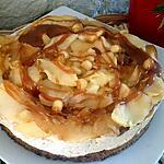 recette Sablé breton à la mousse au caramel,pommes et caramel beurre salé