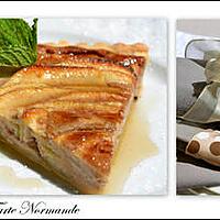 recette Tarte Normande aux pommes