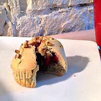 recette Muffins pistache/fraise-framboise