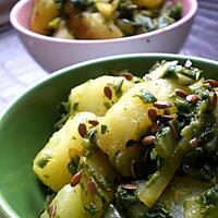 recette Aloo Palak ( plat pakistanais)