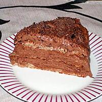 recette Gâteau mousse au chocolat et amande
