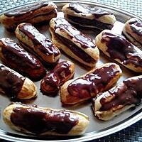 recette Eclairs au chocolat au lait