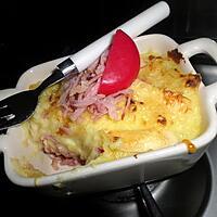 recette Hachis parmentier de jambon et babybel