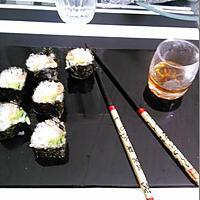 recette makis kirri saumon avocat