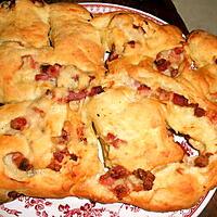 recette Fougasse aux lardons