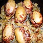 recette Pommes de terre farcies à la chair à saucisse