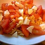 recette salade de pate tomate et mozza