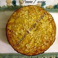 recette Gâteau pomme / avoine