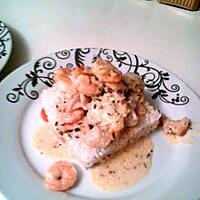 recette Poisson et crevettes en sauce