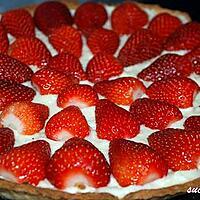 recette tarte aux fraises crème pâtissière au mascarpone