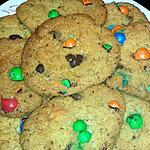 recette Cookies aux M&M's