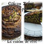 recette Gâteau zébré chocolat/pistache