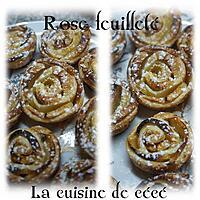 recette Rose feuilleté