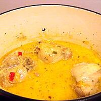 recette POULET SAUCE ORANGE, POIVRONS ET ESTRAGON