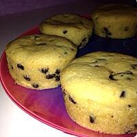 recette Muffins pommes / chocolat et son coeur coulant