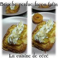 recette Brioche perdu façon tatin