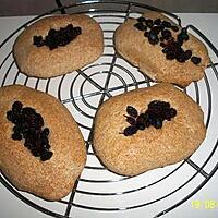 recette pain navet complet aux raisins sec