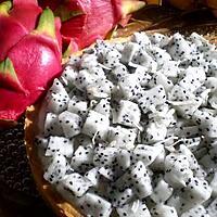 recette Tarte exotique au fruit du dragon