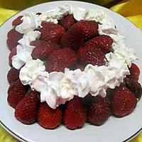 recette Gâteau aux fraises au micro-ondes.