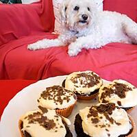 recette Cupcakes au chocolat, glaçage orange