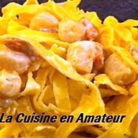 recette Tagliatelles aux noix de St Jacques