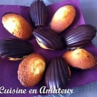 recette Madeleines coques chocolat
