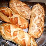 recette Petits pains aux sésames et nature