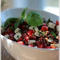 recette ~Salade de lentilles à la méditerranéenn~