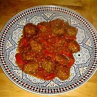 recette boulettes a la tomate et poivron