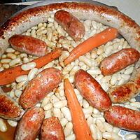 recette Saucisse et chorizo aux lingots du nord