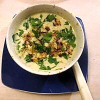 recette potage avec feuilles de chou fleur trouvé sur le blog vive la soupe   recette de nathou cuisine  et les hellebores