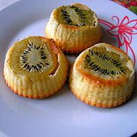 recette Petits moelleux aux kiwis