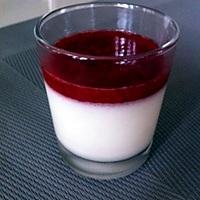 recette Panna cotta framboises en verrine