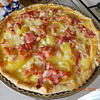 recette Tarte aux pommes de terre & cancoillotte