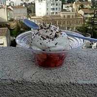 recette fraises au miel et sa chantilly au mascarpone